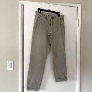 Anthropologie chino pant - olive green size 29